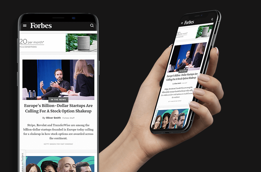 Forbes PWA