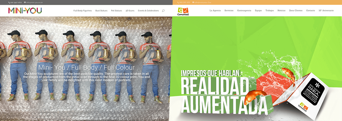 Many templates have limited customisation. Making everything the look the same.