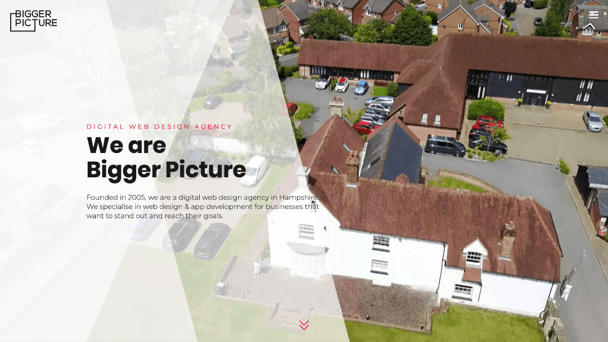 Bigger Picture's About Us page