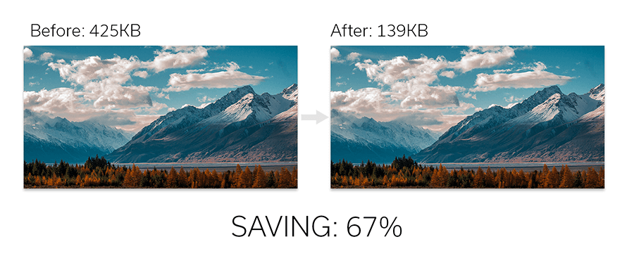 TinyPNG Before and After