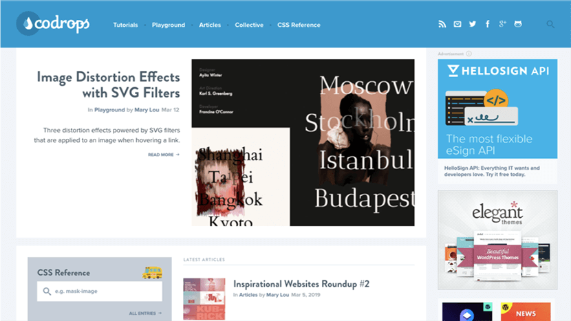 Codrops home page